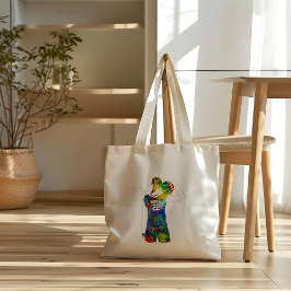 Female Basketball Player Tote Bag