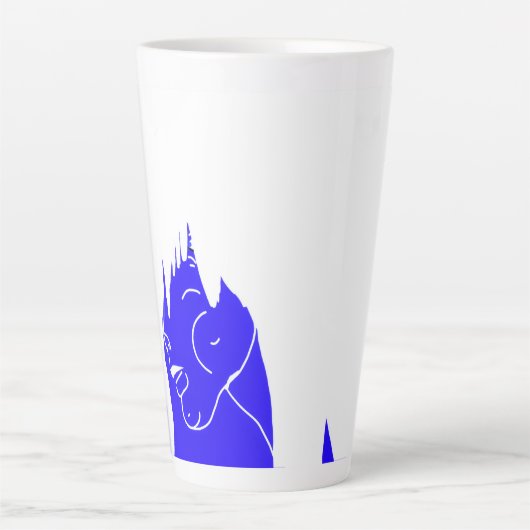 Female Cloud Spirit Large Mug Latte Mok (Voorkant)