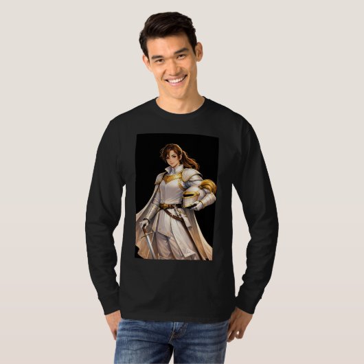 Female fencer t-shirt (Voorkant volledig)