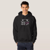 Female Fencing Girl Fencer Fence Hoodie (Voorkant volledig)