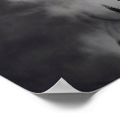 Female Firefighter Red Line American Flag Tribute Poster (Hoek)