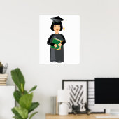 Female Graduate Poster (Thuiskantoor)