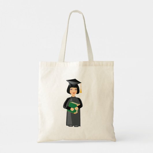 Female Graduate Tote Bag (Achterkant)