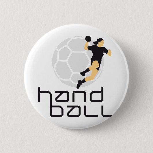 female handball ronde button 5,7 cm (Voorkant)