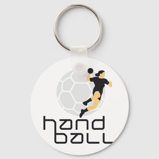 female handball sleutelhanger (Voorkant)