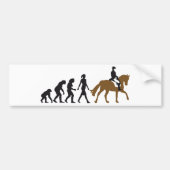 female horse rider bumpersticker (Voorkant)