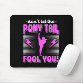 Female Karate Fighter Don't Let The Pony Tail Fool Muismat (Met muis)
