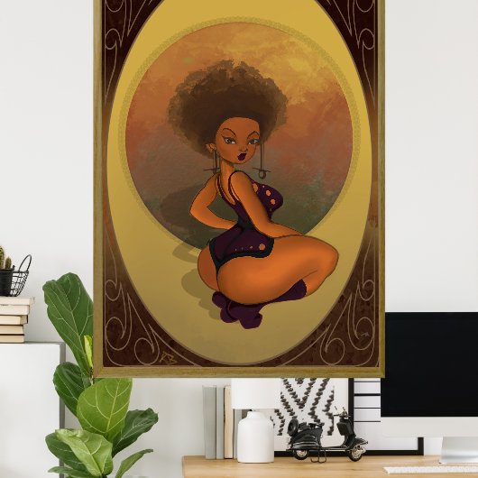 Female Lady Bug type poster (Thuiskantoor)