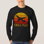 Female Pilot Definition  Aviation  3 T-shirt (Voorkant)