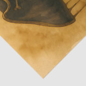 Female Pirate with Rum Barrel Vintage Nautical  Tissuepapier (Detail)