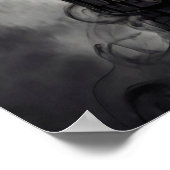 Female Police Tribute Blue Line American Flag LEO Poster (Hoek)