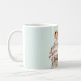 Female Redhead Sweater Candle Koffiemok