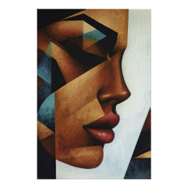 Female Reflection Perfect Poster