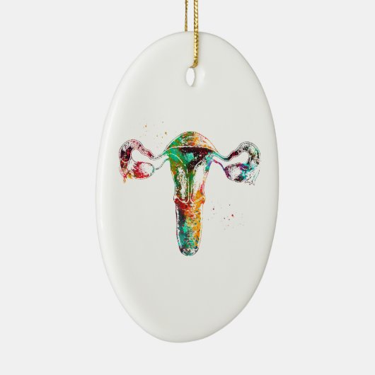 Female Reproductive System Keramisch Ornament (Rechts)