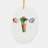 Female Reproductive System Keramisch Ornament (Voorkant)