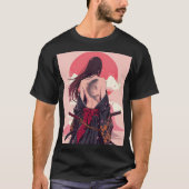 female samurai t-shirt (Voorkant)