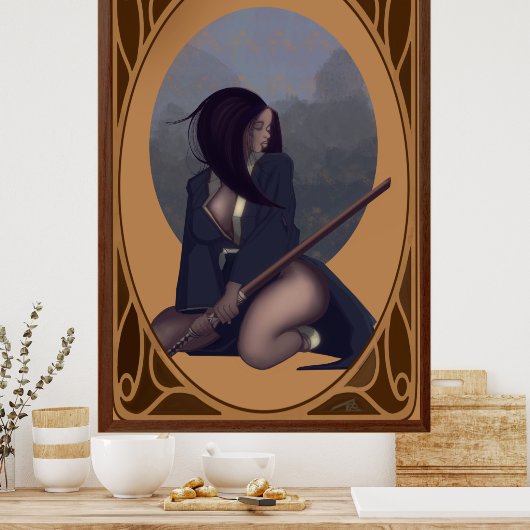 Female Samuria Poster (Keuken)