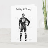 Female Soccer Goalie Kaart (Voorkant)