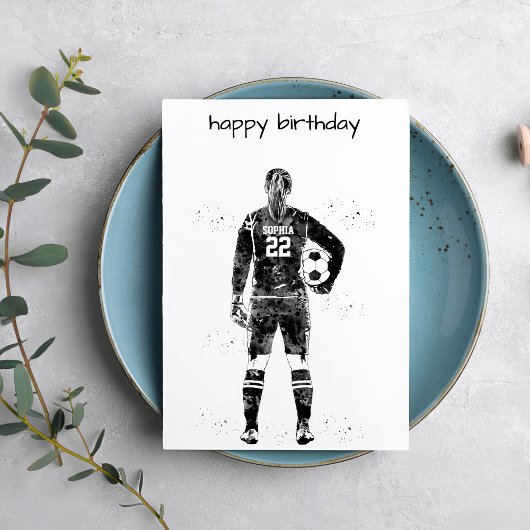 Female Soccer Goalie Kaart