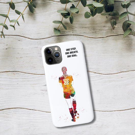 Female Soccer Player iPhone 11 Pro Case