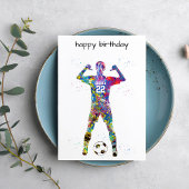 Female Soccer Player Kaart