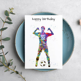 Female Soccer Player Kaart