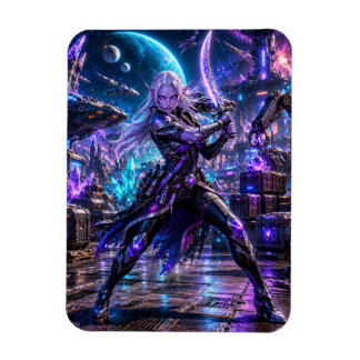 Female Space Pirate — Alien Duelist Magneet