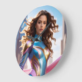 FEMALE SUPERHERO - SCI-FI FANTASY GROTE KLOK (Hoek)