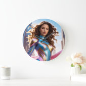 FEMALE SUPERHERO - SCI-FI FANTASY GROTE KLOK (Huis)