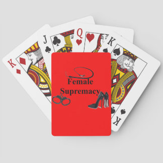 FEMALE SUPREMACY SPEELKAARTEN