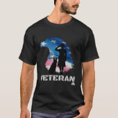 FEMALE VETERAN DOG HANDLER T-SHIRT (Voorkant)