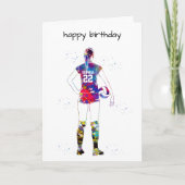 Female Volleyball Player Kaart (Voorkant)