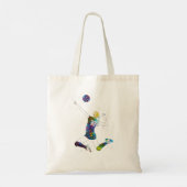 Female Volleyball Player Tote Bag (Achterkant)