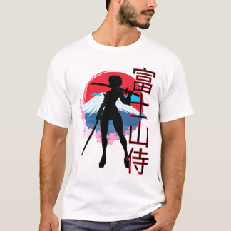 Female Warrior Mt. Fuji T-shirt