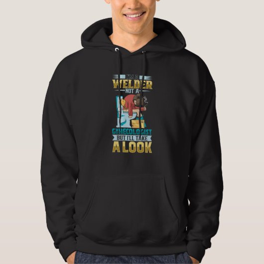 Female Welder  Welding Mechanic Forge Hoodie (Voorkant)