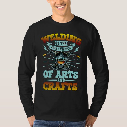 Female Welder   Welding Mechanic Forge Metalwork   T-shirt (Voorkant)