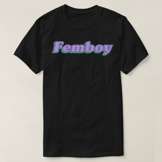 Femboy Aesthetische kruising T-shirt (Design voorkant)
