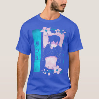 Femboy Anime Boy Japans pasteeltje Gothic esthetis T-shirt