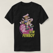 Femboy die van animatie en games houdt - cool en l t-shirt (Design voorkant)