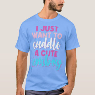 Femboy, ik wil alleen maar met een stomme Femboy G T-shirt