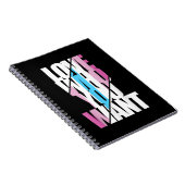 Femboy Love You want T-Shirt Notitieboek (Rechterzijde)