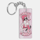 Femboy Monarch Sleutelhanger (Voorkant Links)