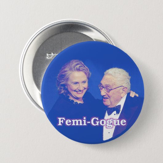 Femi-Gogue Ronde Button 7,6 Cm (Voorkant /achterkant)