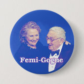 Femi-Gogue Ronde Button 7,6 Cm (Voorkant)