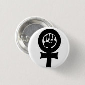 Femifiste Ronde Button 3,2 Cm (Voorkant /achterkant)