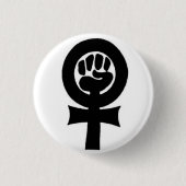 Femifiste Ronde Button 3,2 Cm (Voorkant)