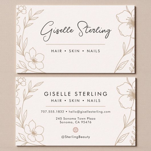 Feminiene Blush Botanische Professioneel Visitekaartje