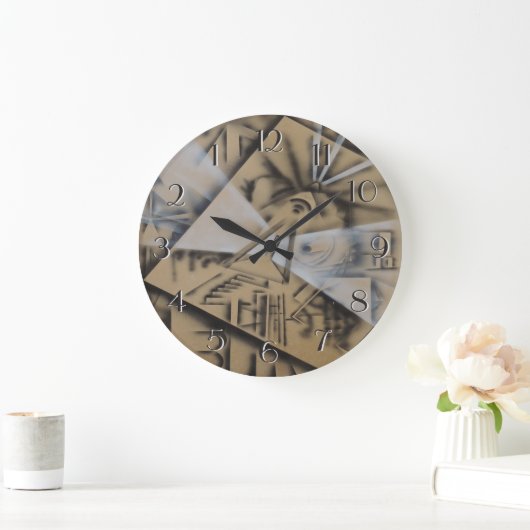 Feminina Backward Clock Grote Klok (Huis)