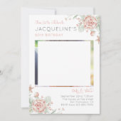 Feminine 60e verjaardag Foto Kaart (Voorkant)