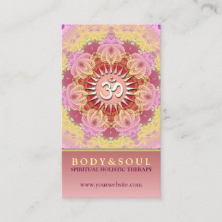 Feminine Beauty Om Yoga New age Visitekaartje